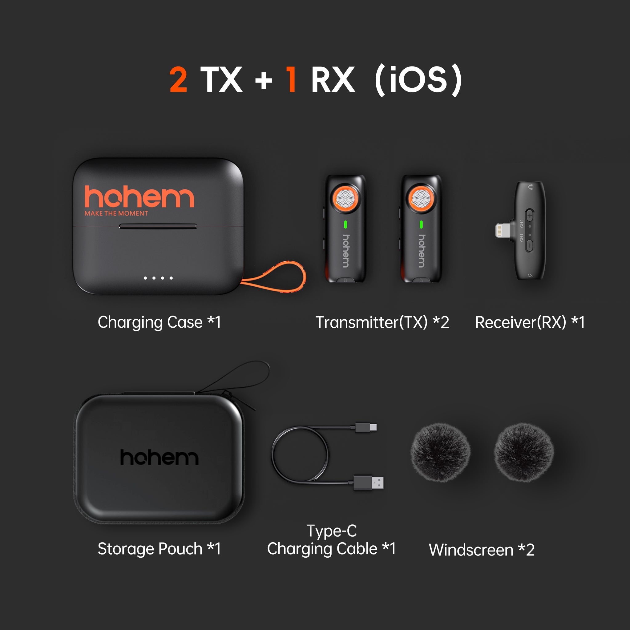 Hohem Lavalier Lapel Microphone