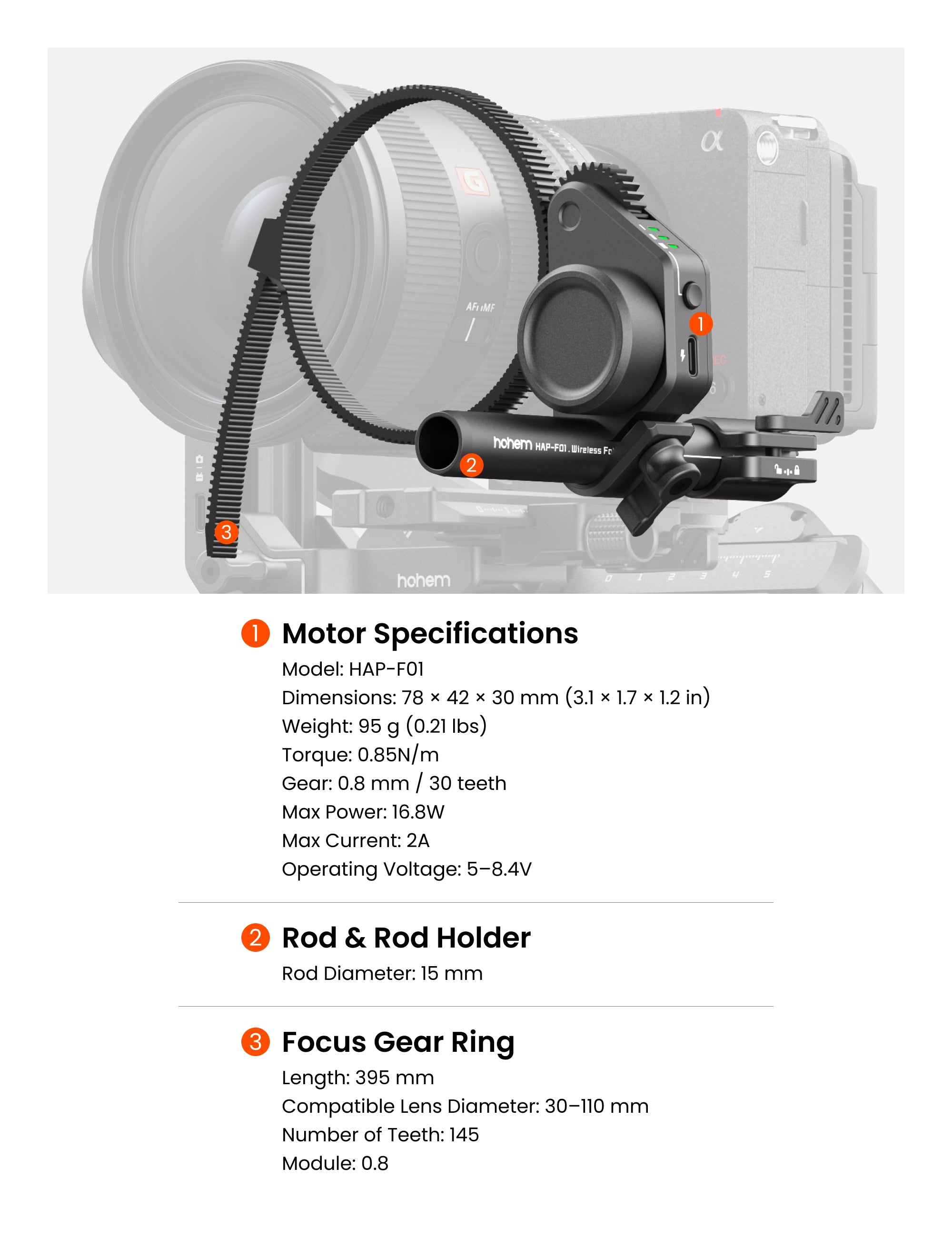Hohem MT2 Camera Kit/M6 Phone Gimbal Kit AI Tracker