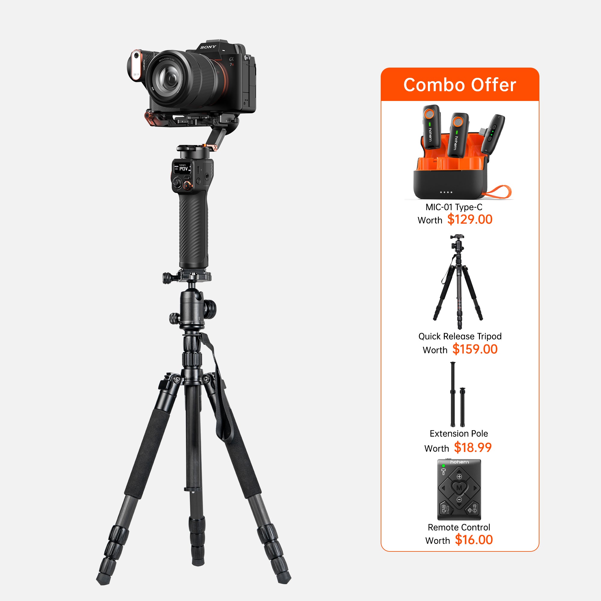 Gimbal de cámara High iSteady MT2