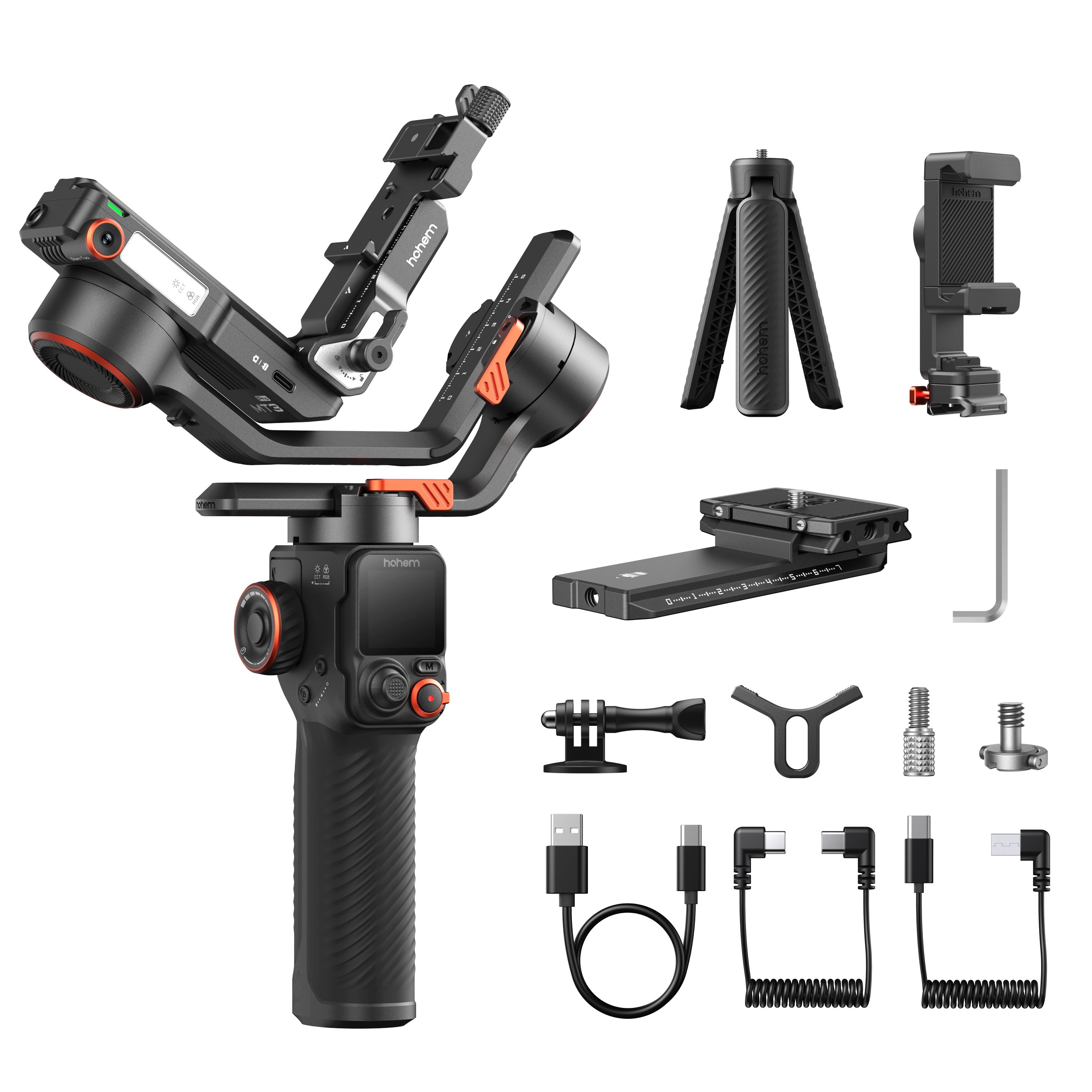 Hohem iSteady MT3 Pro Kit Estabilizador de cámara con cardán con IA