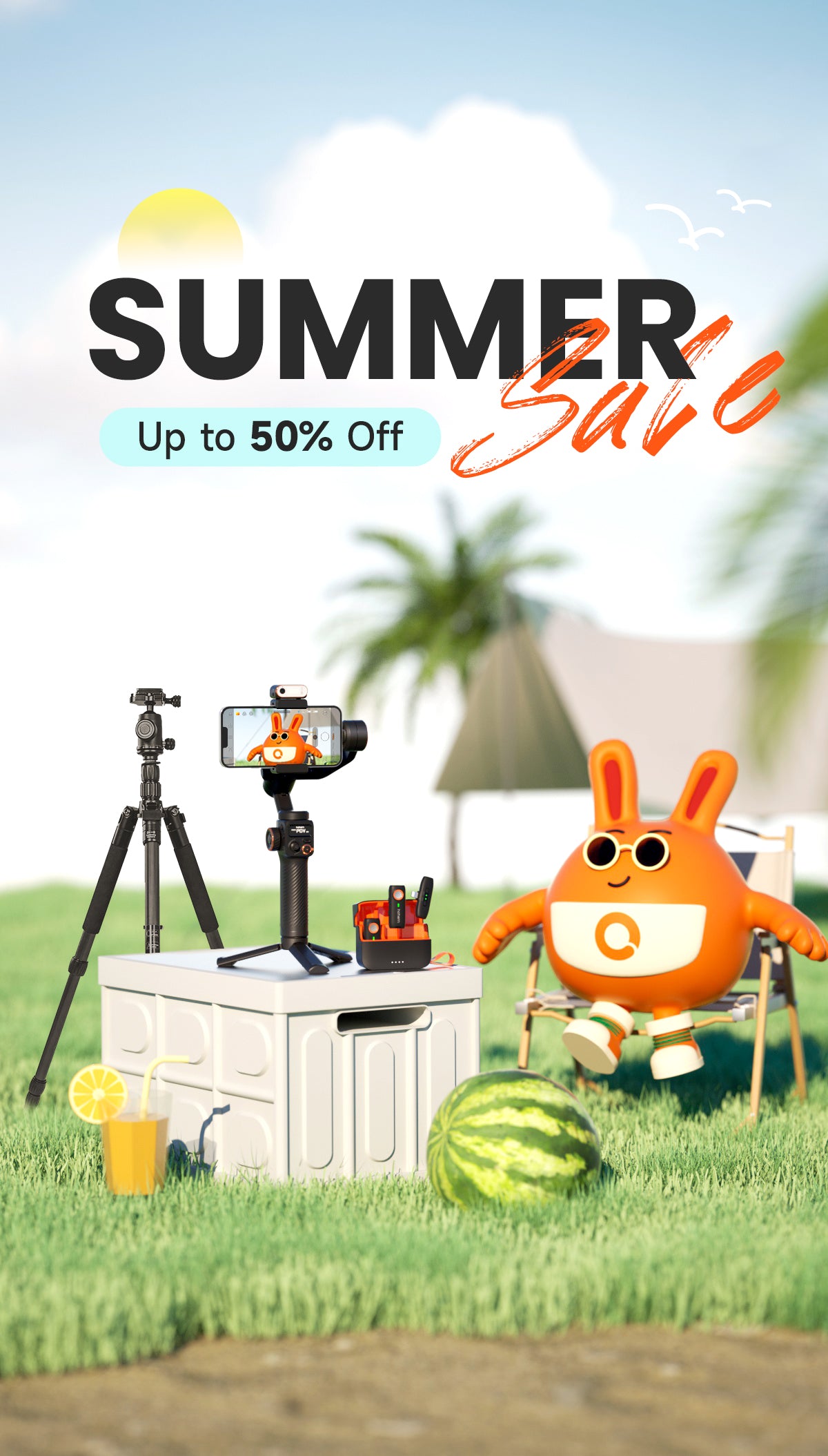 hohem gimbal summer sale
