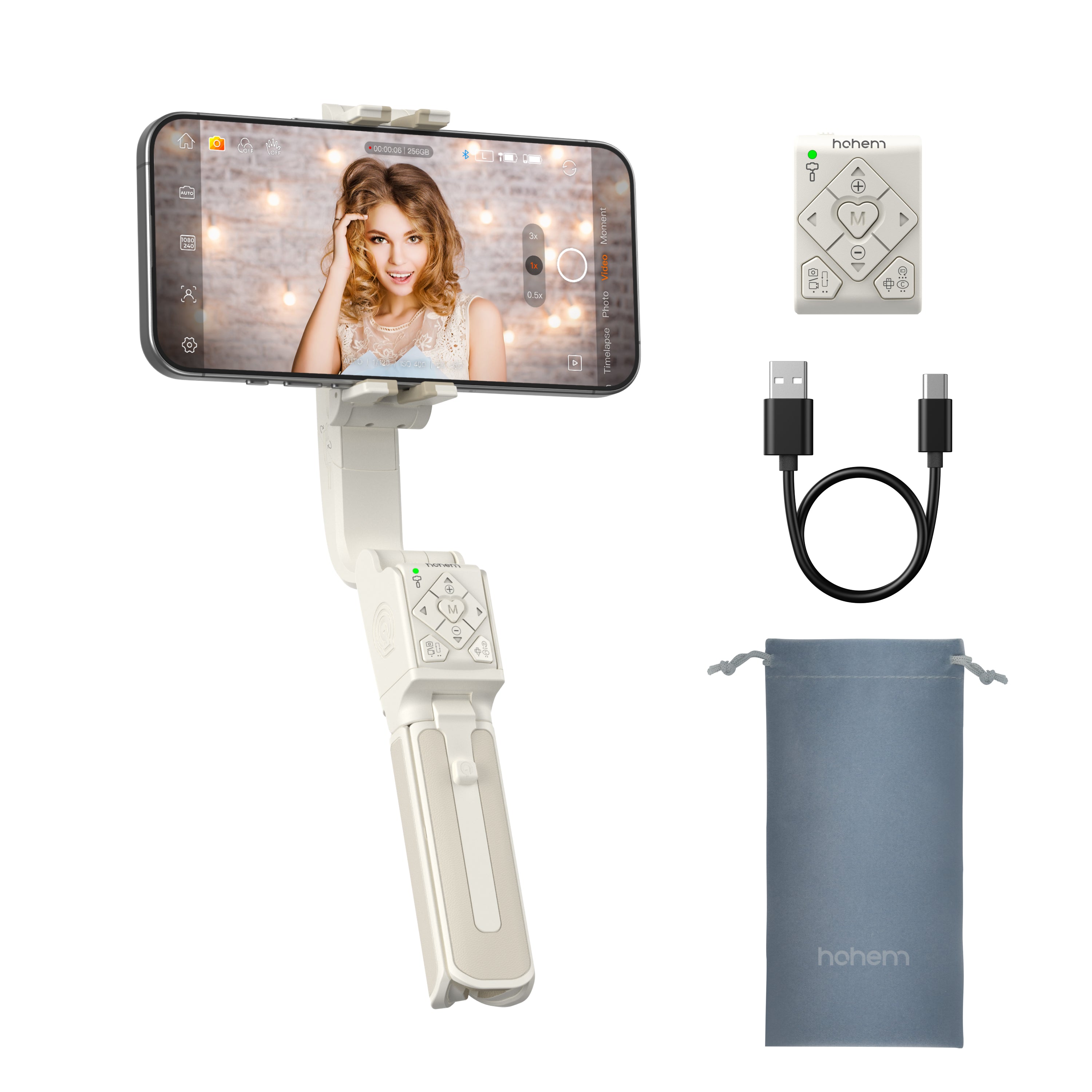 Hohem iSteady Q Multi-purpose Gimbal Stabilizer as a Selfie Stick and Tripod