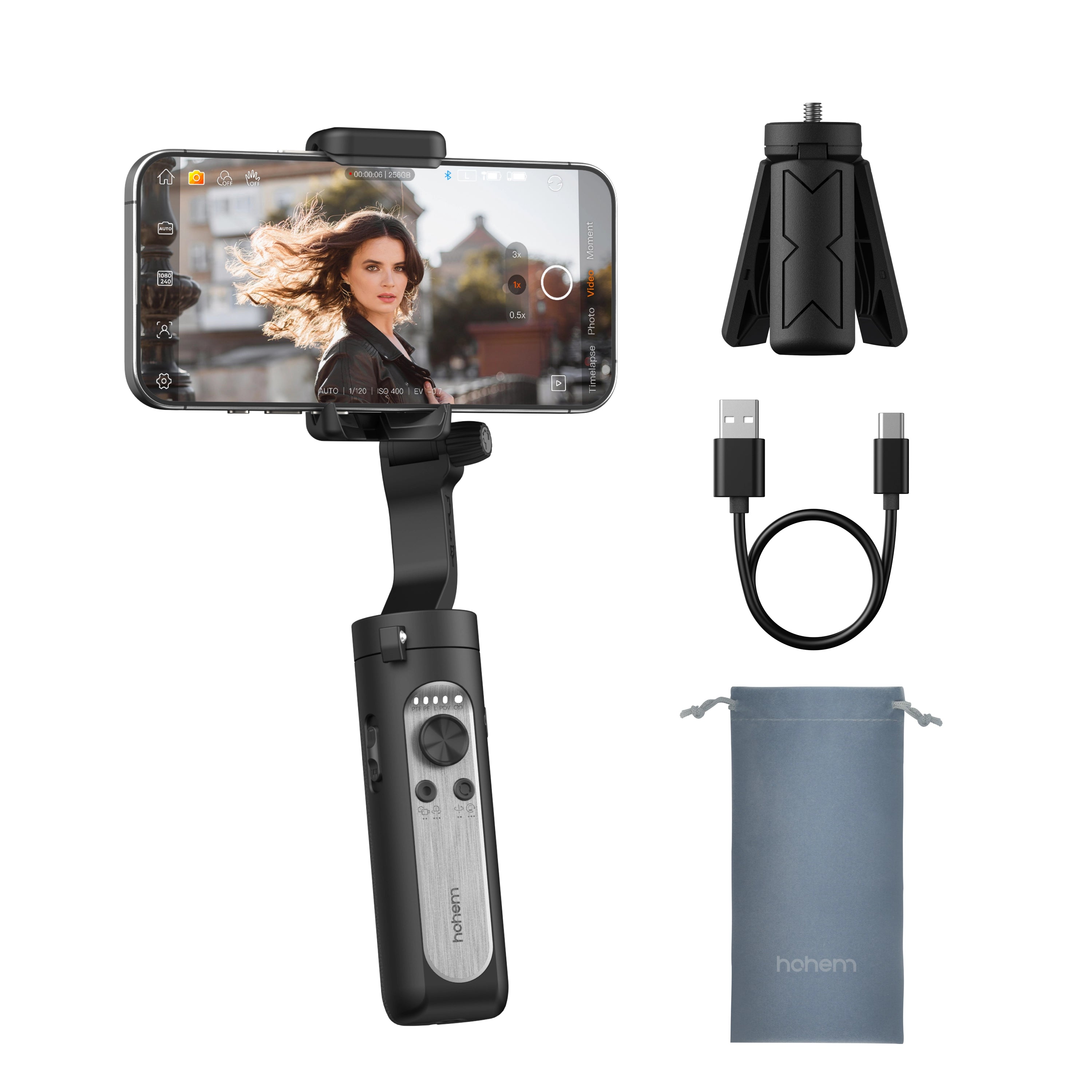 Hohem Telefon Gimbal Stabilisator iSteady XE (2023 Version)