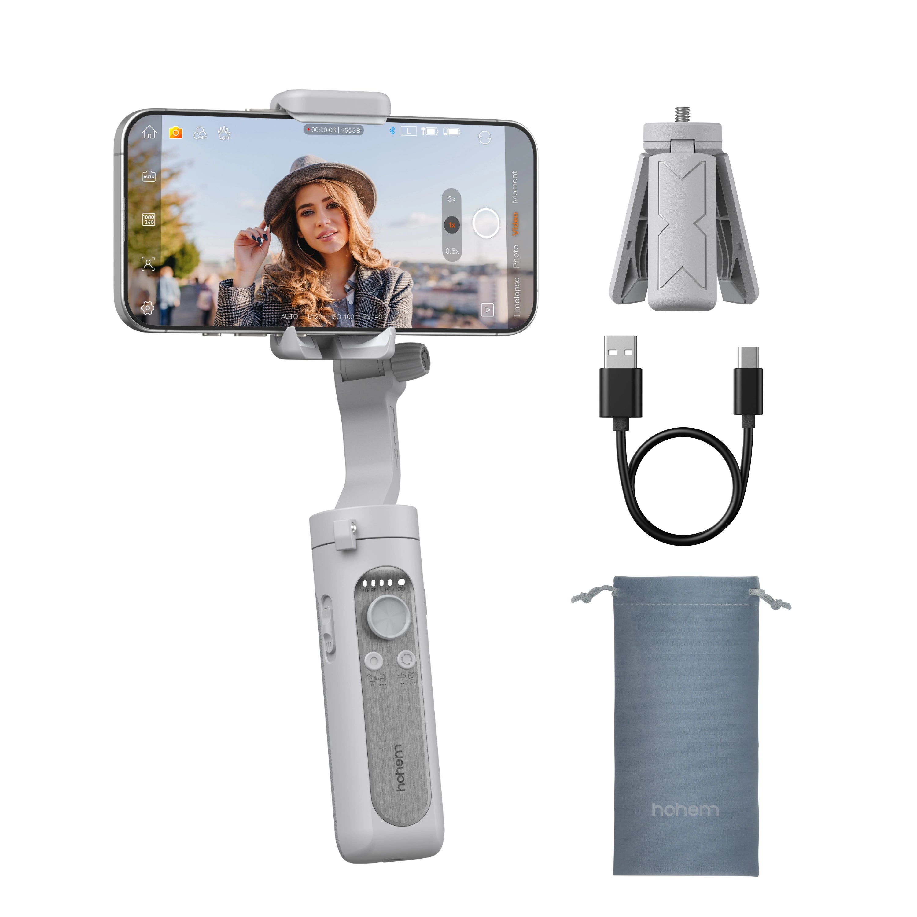 Hohem Telefon Gimbal Stabilisator iSteady XE (2023 Version)
