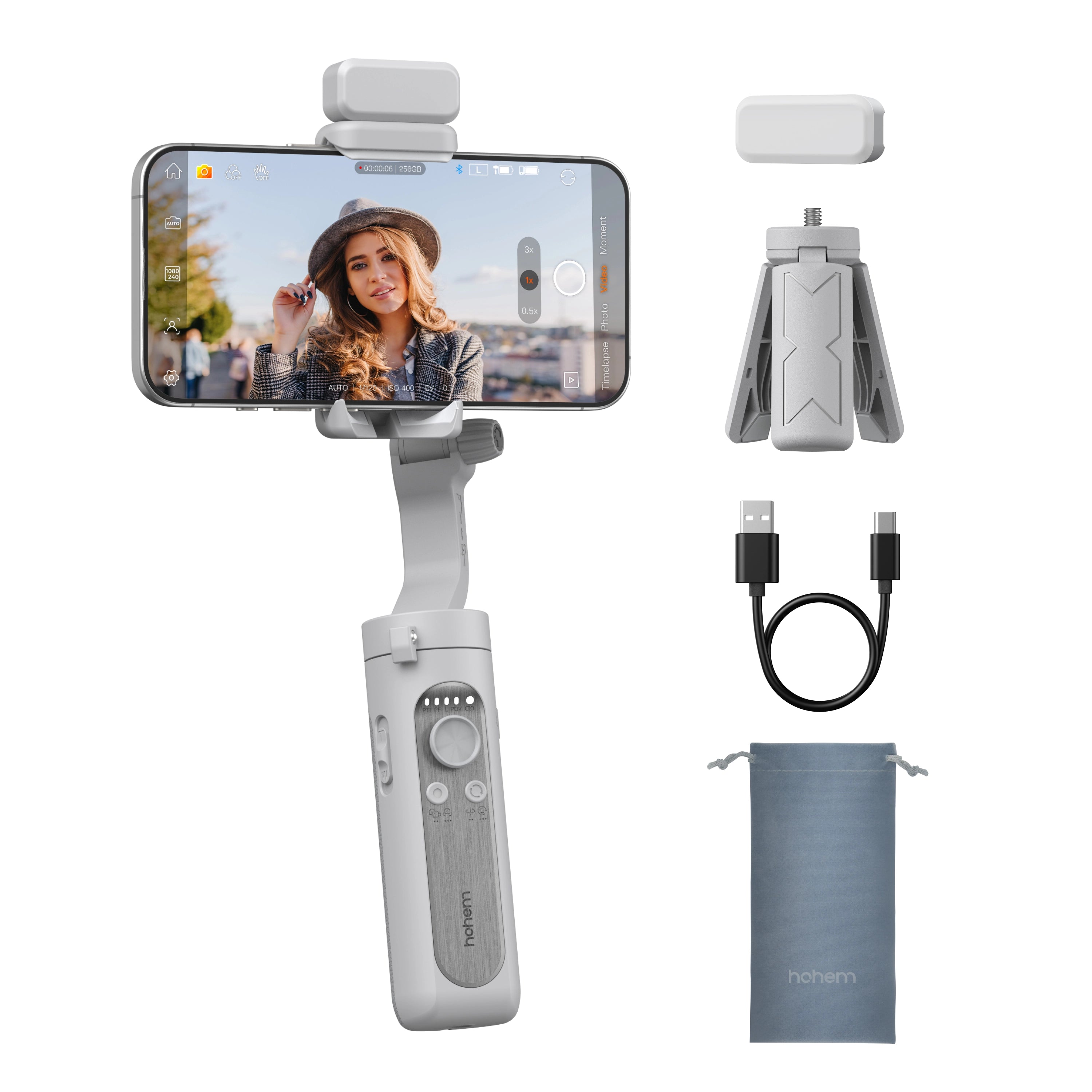 Hohem Telefon Gimbal Stabilisator iSteady XE (2023 Version)