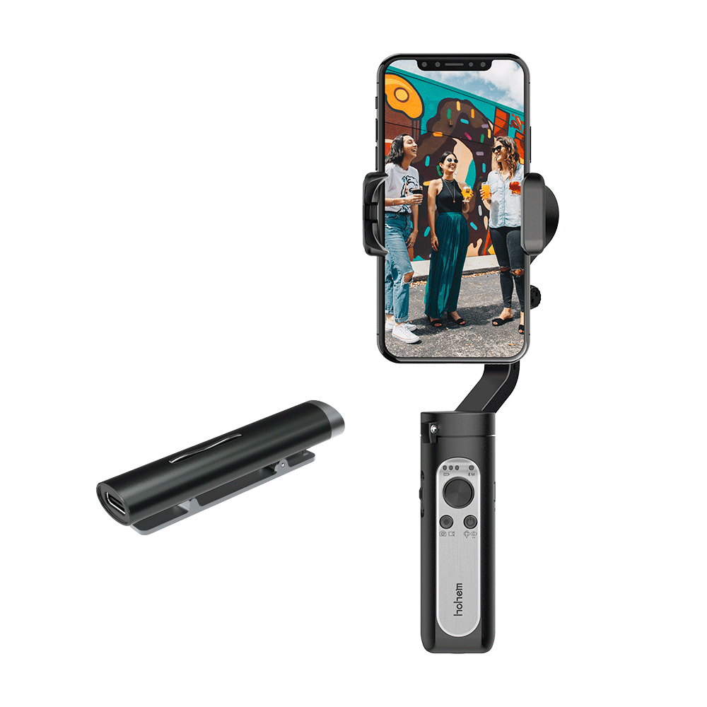 Hohem iSteady X Vlogger Kit | 3-Axis Smartphone Gimbal with Wireless Microphone store.hohem.com