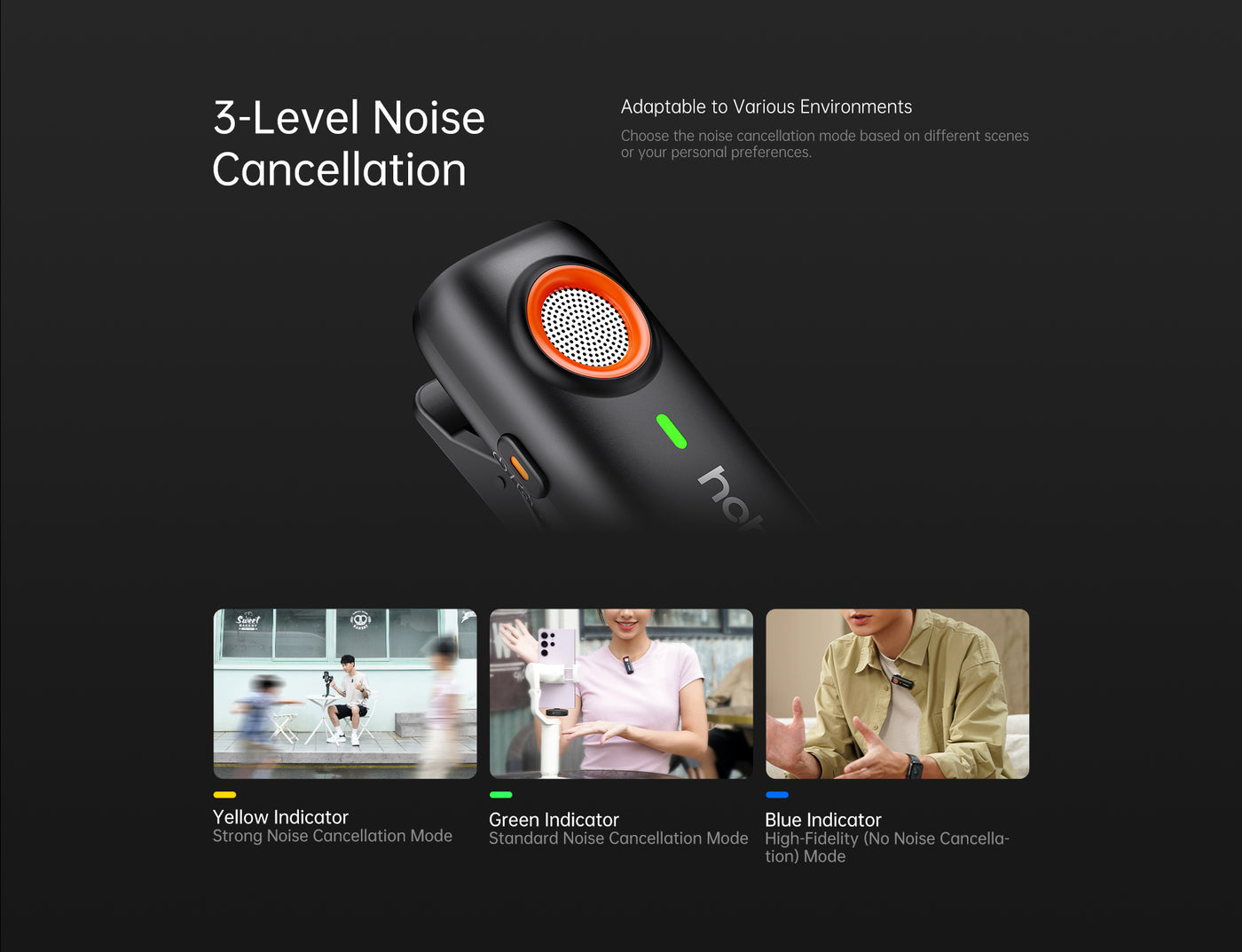 Hohem MIC-01 (1TX+1RX) Microphone for Android description image 5