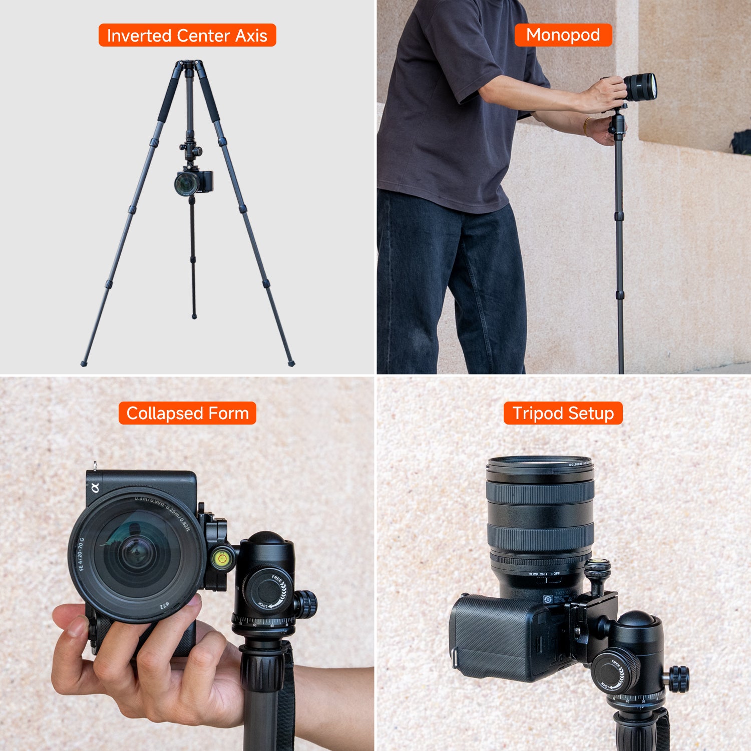 hikimomo  3点 H58 Quick Release Tripod for Camera & Phone | Hohem Official