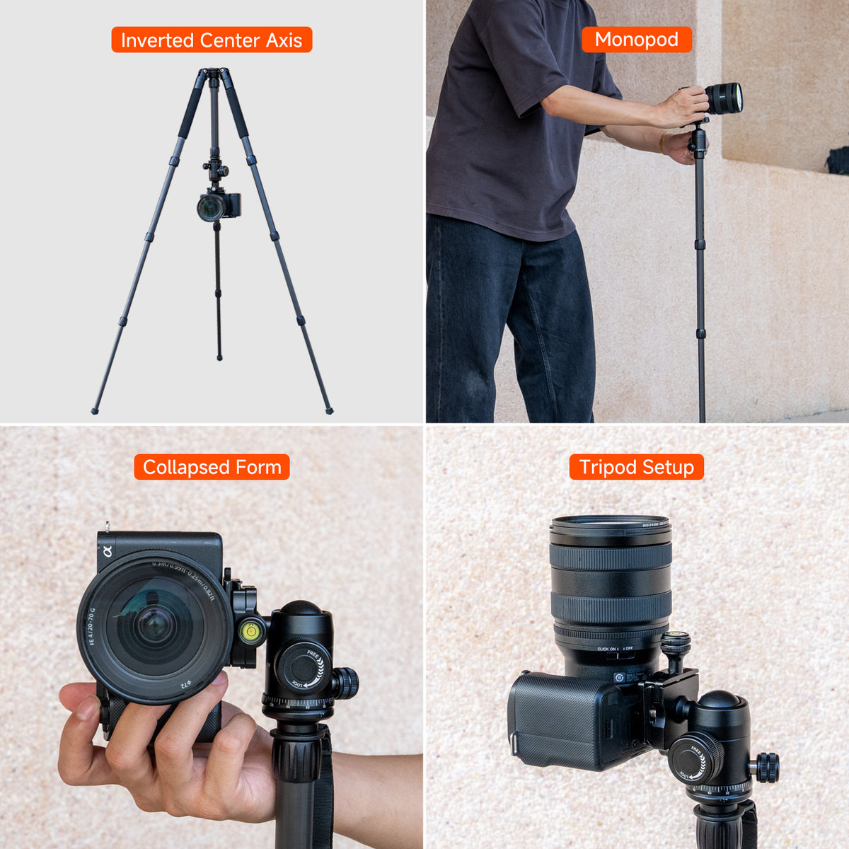H58 Quick Release Tripod for Camera & Phone | Hohem Official