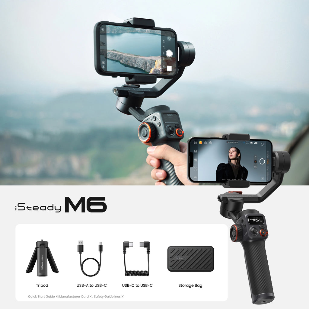 Hohem iSteady M6 Kit mit AI Magnetic Tracking Part