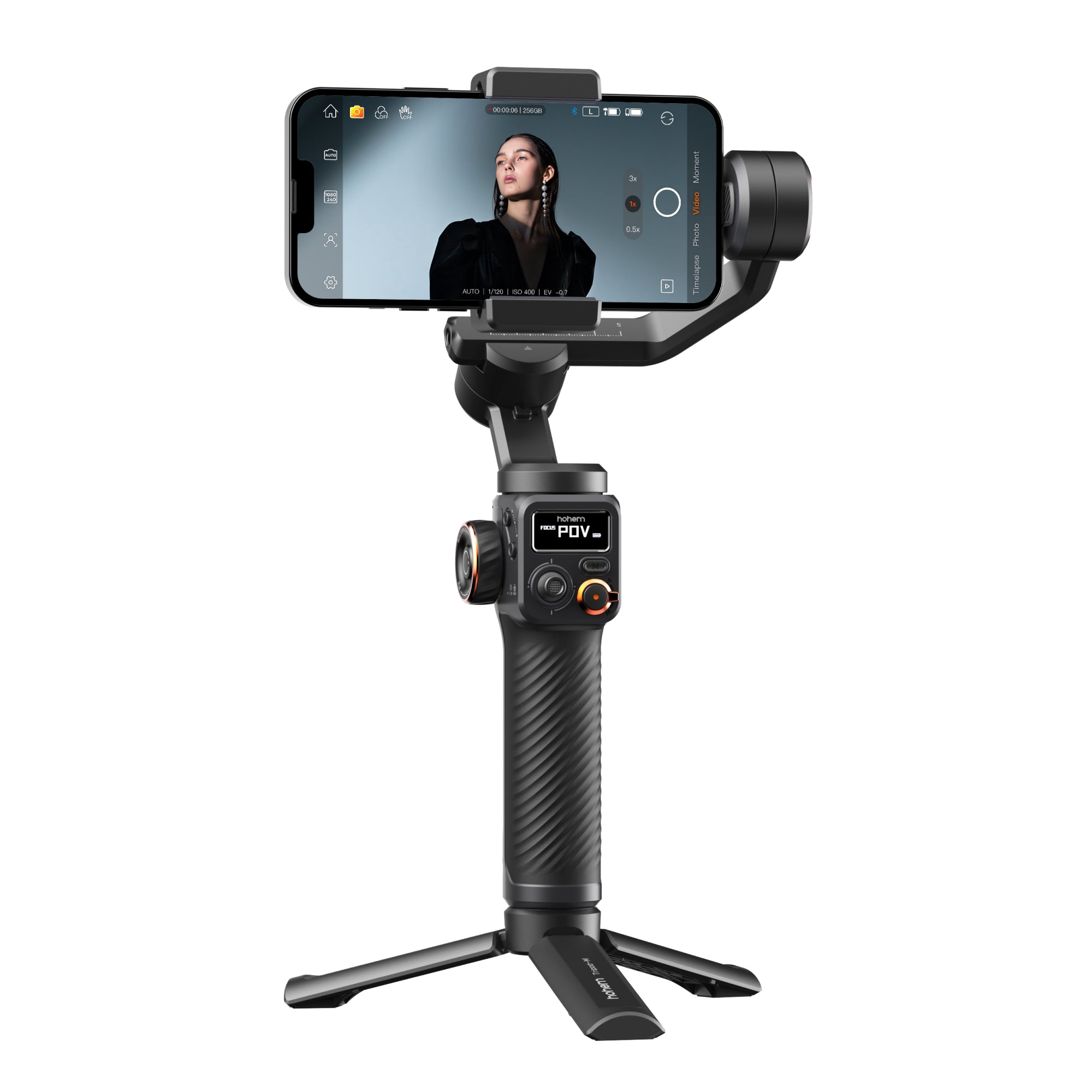 Hahem M6 スマートフォン用ジンバル Hohem iSteady M6 – AI Tracking Gimbal for Android & iPhone