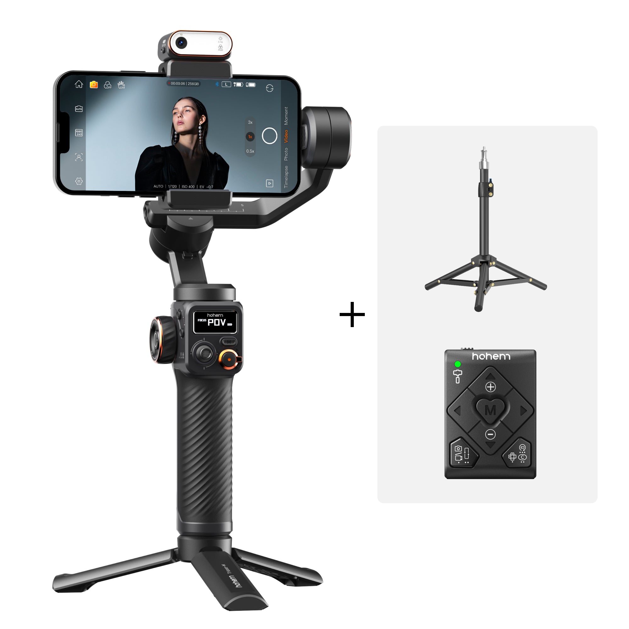 Hohem iSteady M6 Kit with AI Tracking Gimbal Magnetic Part