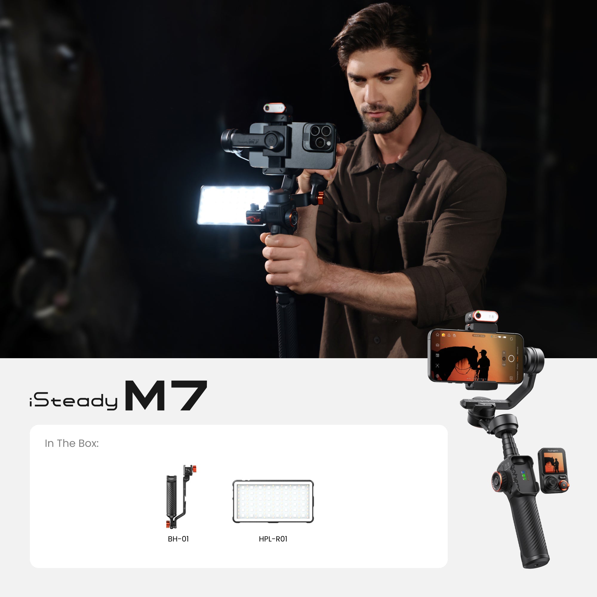 Hohem iSteady M7 – AI-Powered Gimbal for Phone