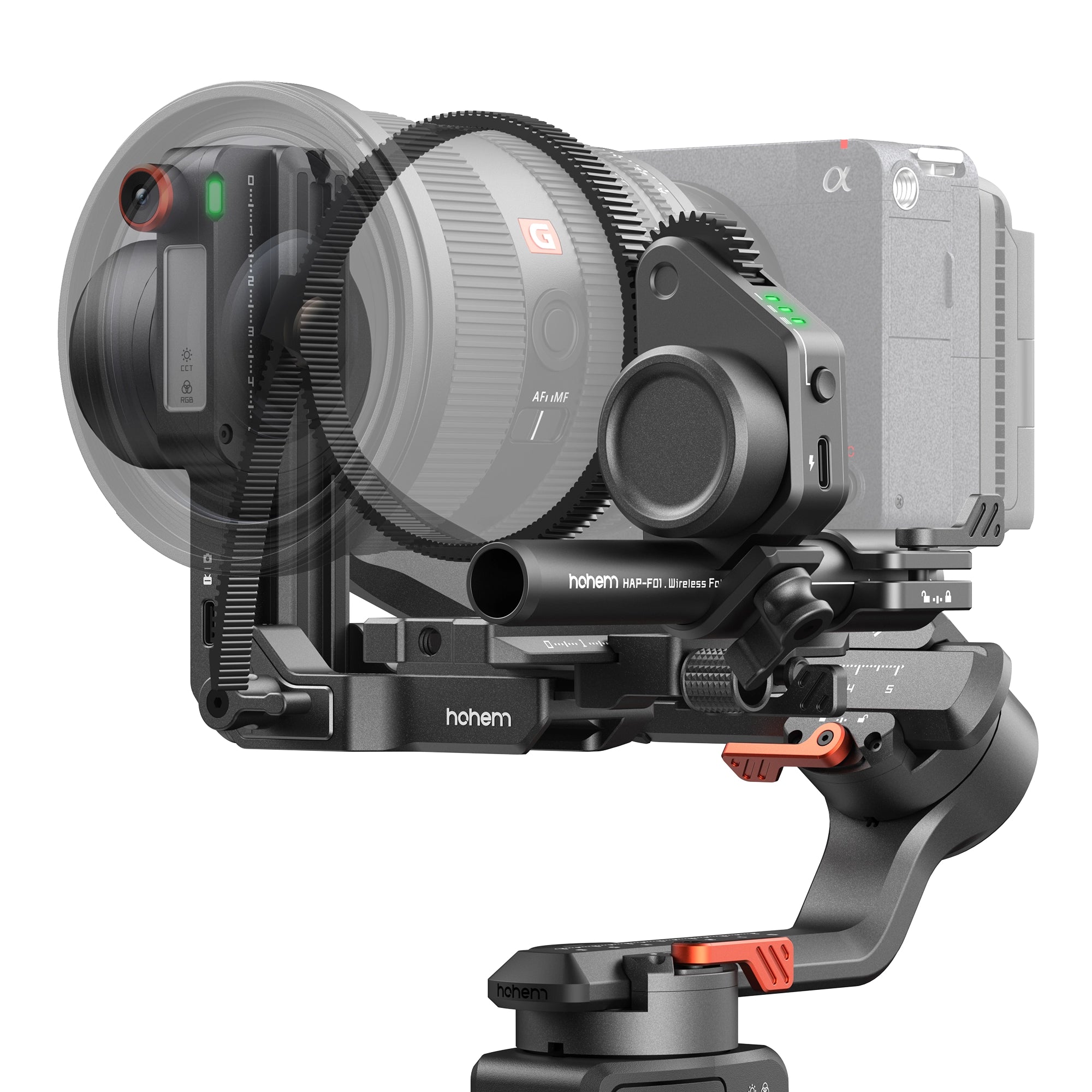 Hohem iSteady MT3 Pro Kit Estabilizador de cámara con cardán con IA