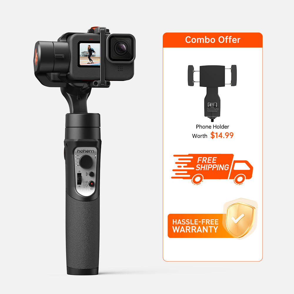 hohem iSteady M6 Kit Gimbal Stabilizer for Smartphone 3-Axis Phone Gimbal with AI Tracking Sensor Magnetic Fill Light hohem iSteady M6 Kit Gimbal Stabilizer for Smartphone 3-Axis Phone Gimbal with AI Tracking Sensor Magnetic Fill Light