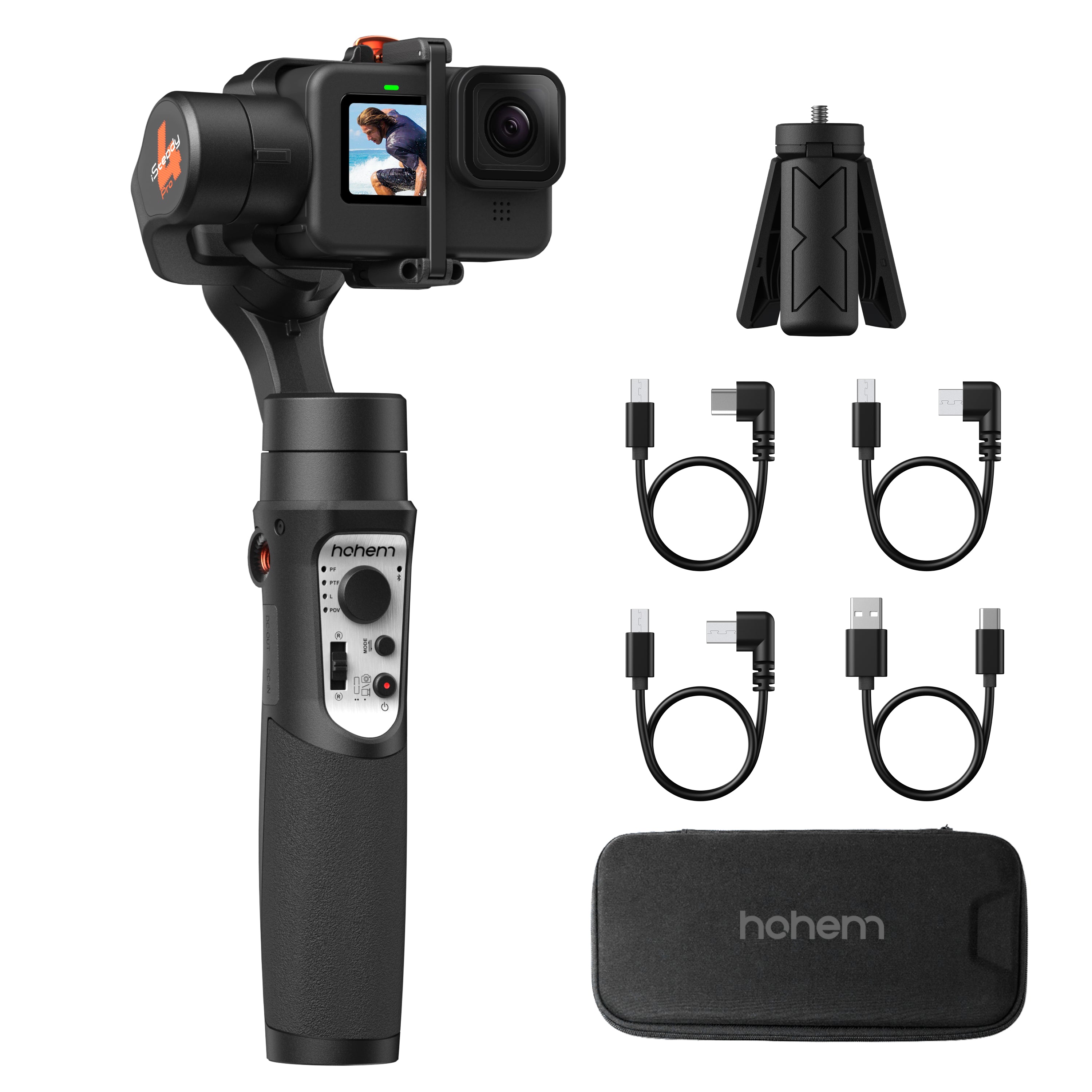 Hohem iSteady Pro 4 3-Axis GoPro Action Camera Gimbal Stabilizer