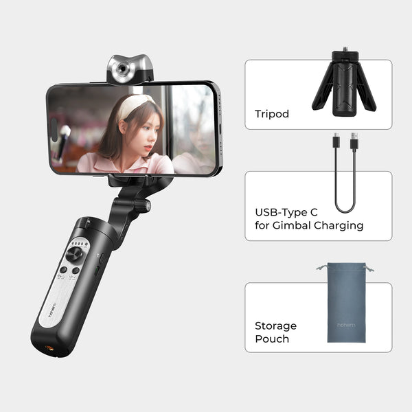 hohem  スタビライザー Amazon.co.jp: Hohem X スマホ用ジンバル3軸折りたたみ式