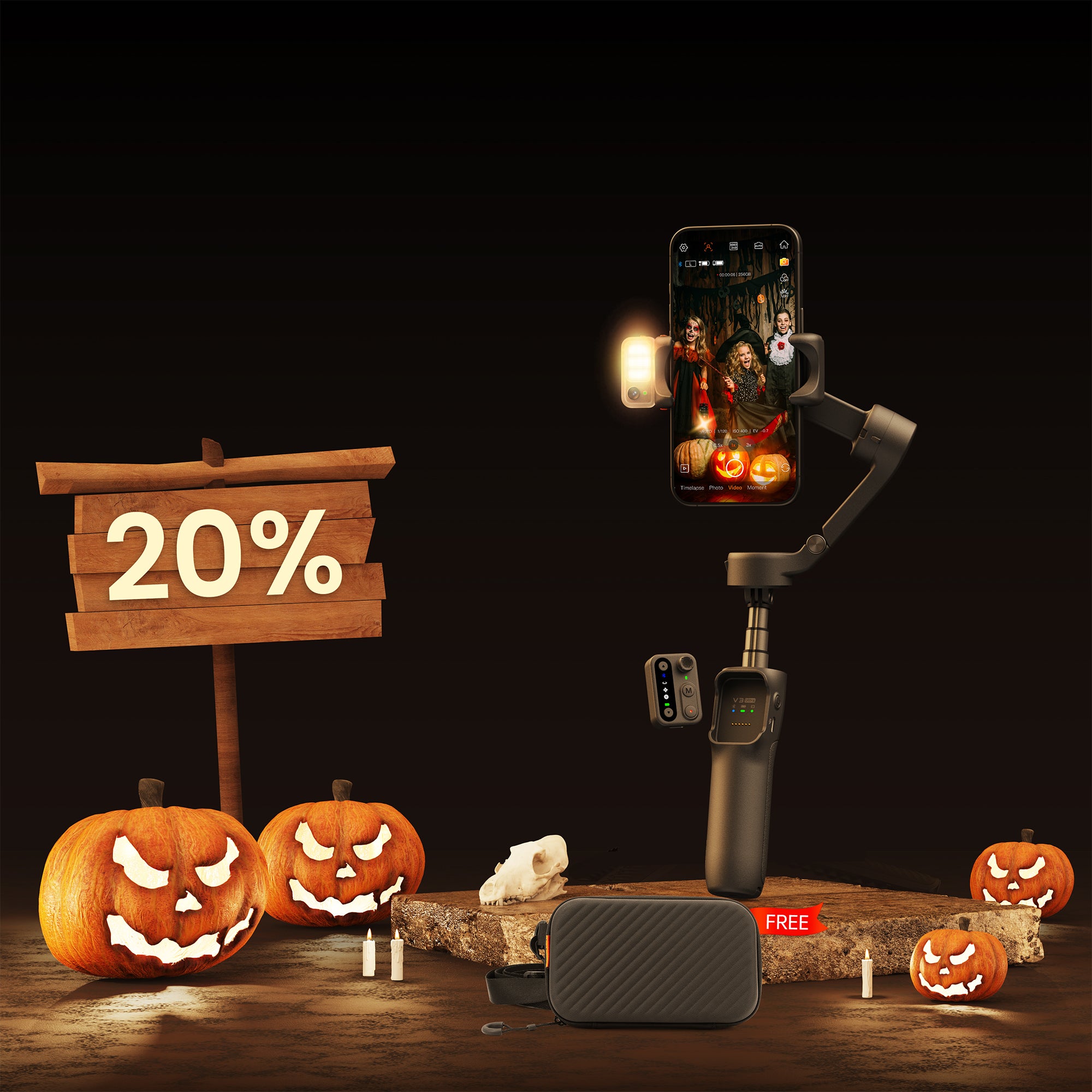 iSteady V3 Foldable Gimbal Stabilizer