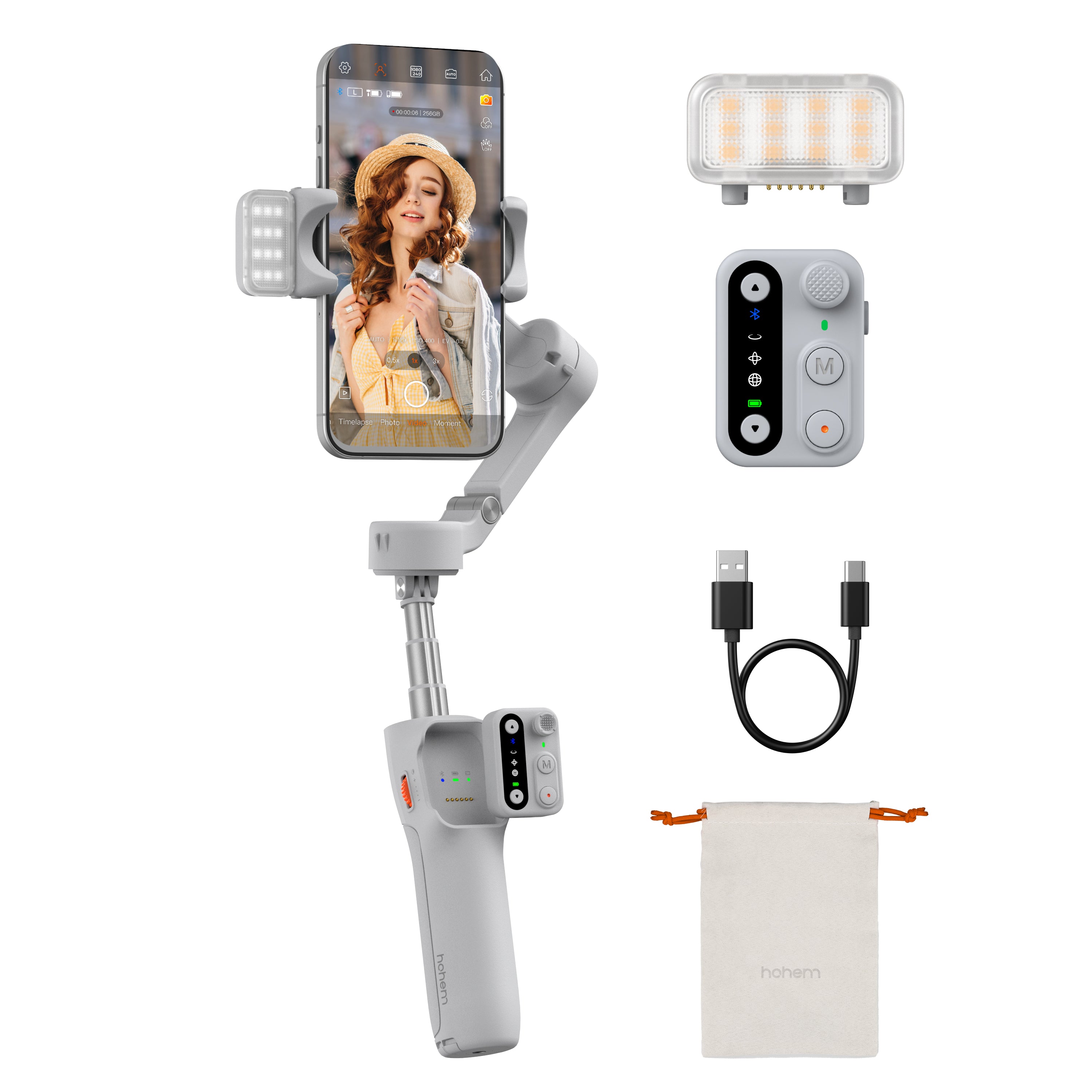 Hohem iSteady X3 Smartphone Stabilizer | Portable & Foldable