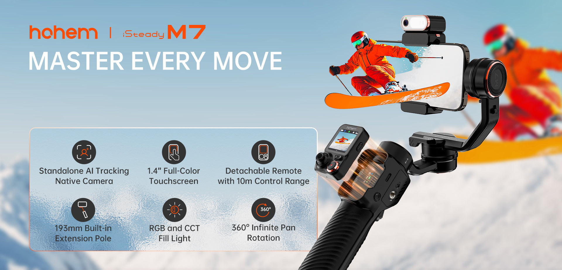 hohem isteady m7 smartphone gimbal