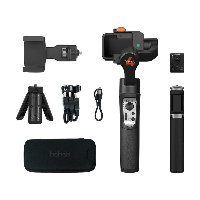 hohem iSteady Pro 4 Gimbal Stabiliser Compatible with GoPro 11/10/9/8/7 Insta360 One R DJI OSMO Action, 3-Axis Action Camera, Gimbal with Splashproof 14H Battery Video Stabilizers hohem iSteady Pro 4 Gimbal Stabiliser Compatible with GoPro 11/10/9/8/7 Insta360 One R DJI OSMO Action, 3-Axis Action Camera, Gimbal with Splashproof 14H Battery Video Stabilizers
