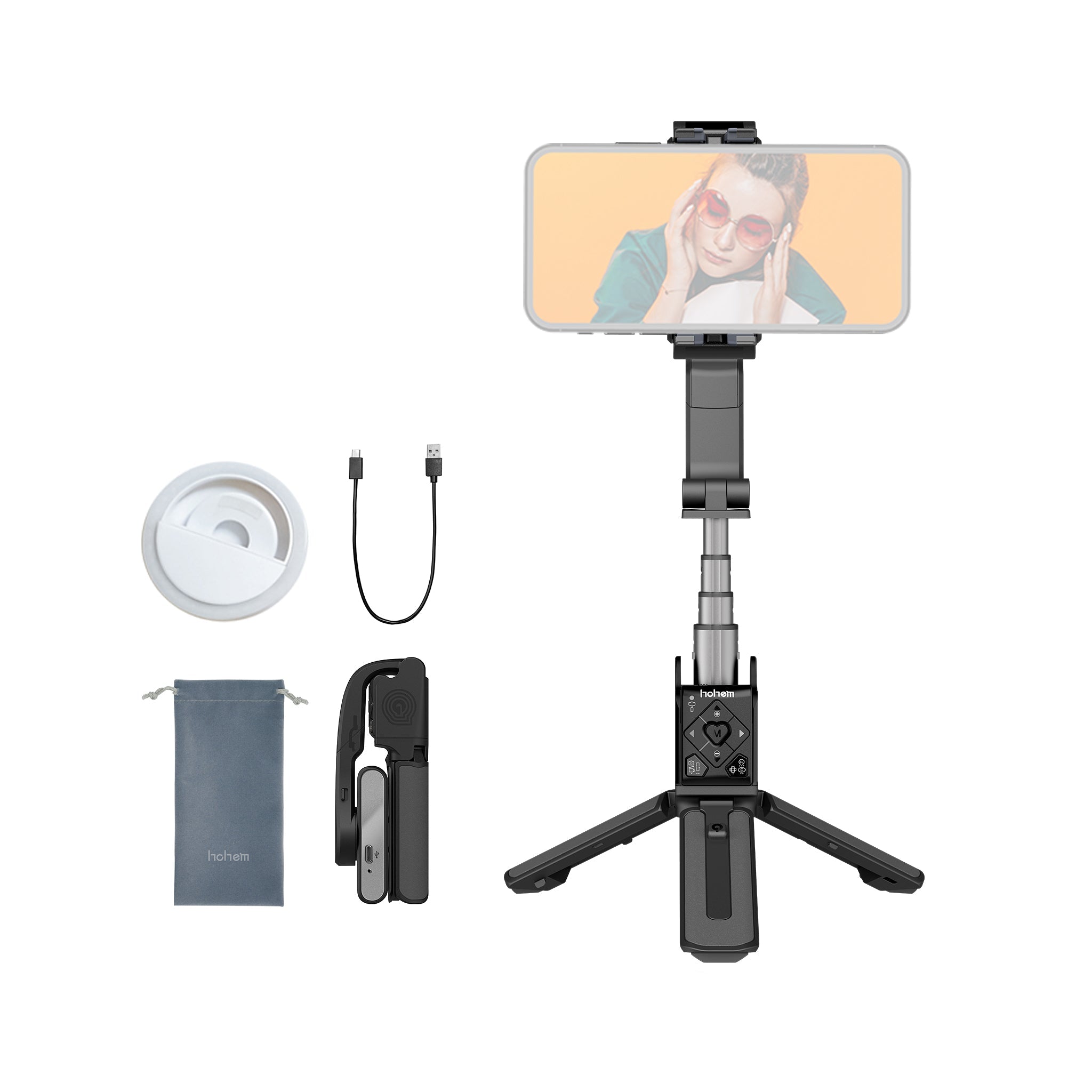 Hohem iSteady Q | Phone Selfie Stick Gimbal Stabilizer